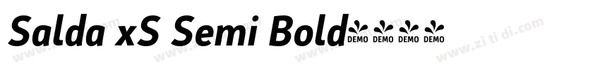 Salda xS Semi Bold字体转换